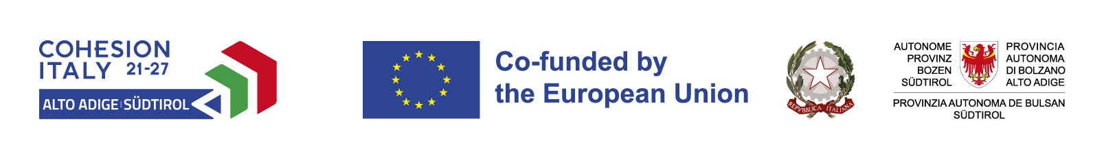 Co-funded by the European Union; Cohesion Italy, Italian Republic and Autonomous Province of Bolzano